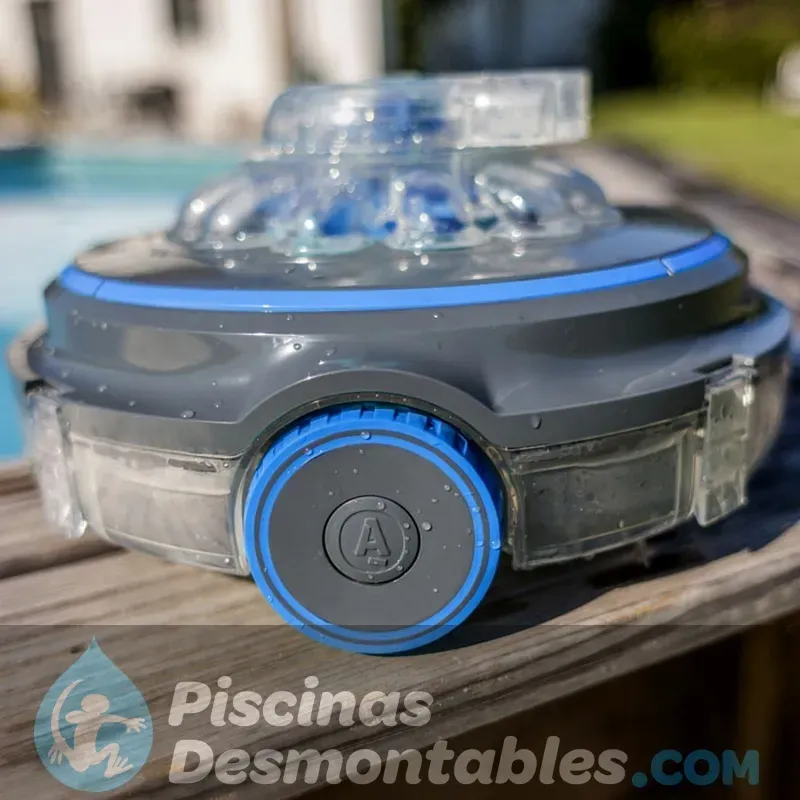 Robot a batería Wet Runner Plus para piscinas elevadas RBR75