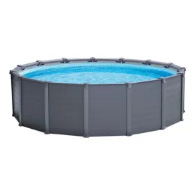 Piscina Intex Graphite Gray Panel Circular 478x124 cm 26384NP