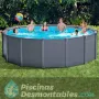 Piscina Intex Graphite Gray Panel Circular 478x124 cm 26384NP