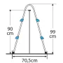 Escalera Tipo Tijera 98 cm 2x2 peldaños Gre AR109