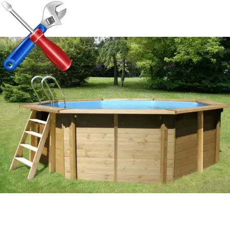 Montaje Piscina de Madera Sunbay