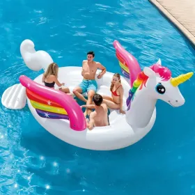 Hinchable Gigante Isla Mega Party Unicornio 429x302x152 cm Intex 57296EU