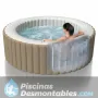 Purespa Redondo Burbujas Beig 216x71 Intex 28408