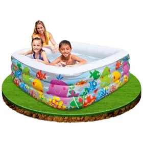 Piscina Hinchable Acuario Transparente 159x159x50 Intex 57471