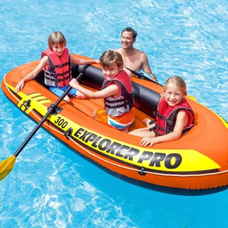 Barco Explorer Pro 300 con Remos y Bomba 244x117x36 58358NP