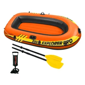 Barco Explorer Pro 200 con Remos y Bomba 196x102x33 58357