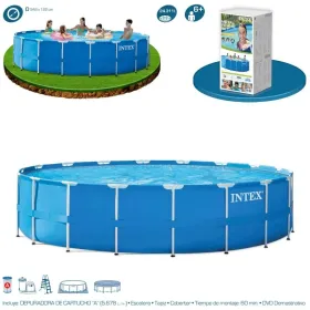 Piscina Intex Metal Frame 549x122 cm Set Completo 54952