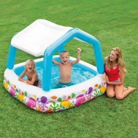 Piscina Hinchable con Toldo 157x157x122 Intex 57470NP