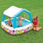 Piscina Hinchable con Toldo 157x157x122 Intex 57470NP