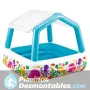 Piscina Hinchable con Toldo 157x157x122 Intex 57470NP