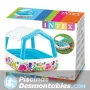 Piscina Hinchable con Toldo 157x157x122 Intex 57470NP