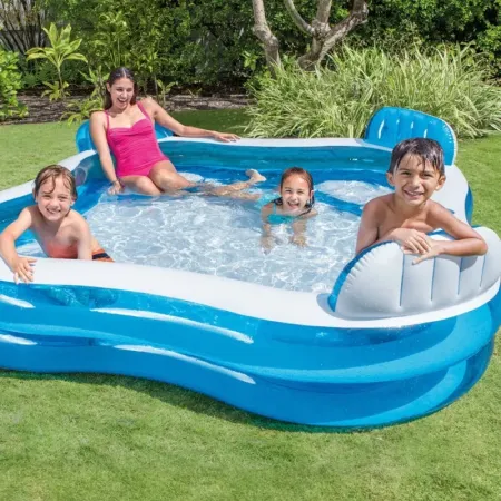 Piscina Intex Hinchable con Asientos 229x229x66 cm 56475NP