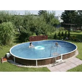 Piscina Azuro Imitación Madera 550x370x120