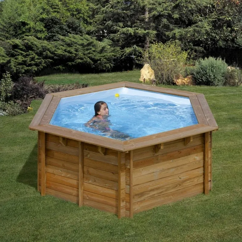 Piscina Madera Gre  Swimming pools backyard, Swimming pools, In ground  pools